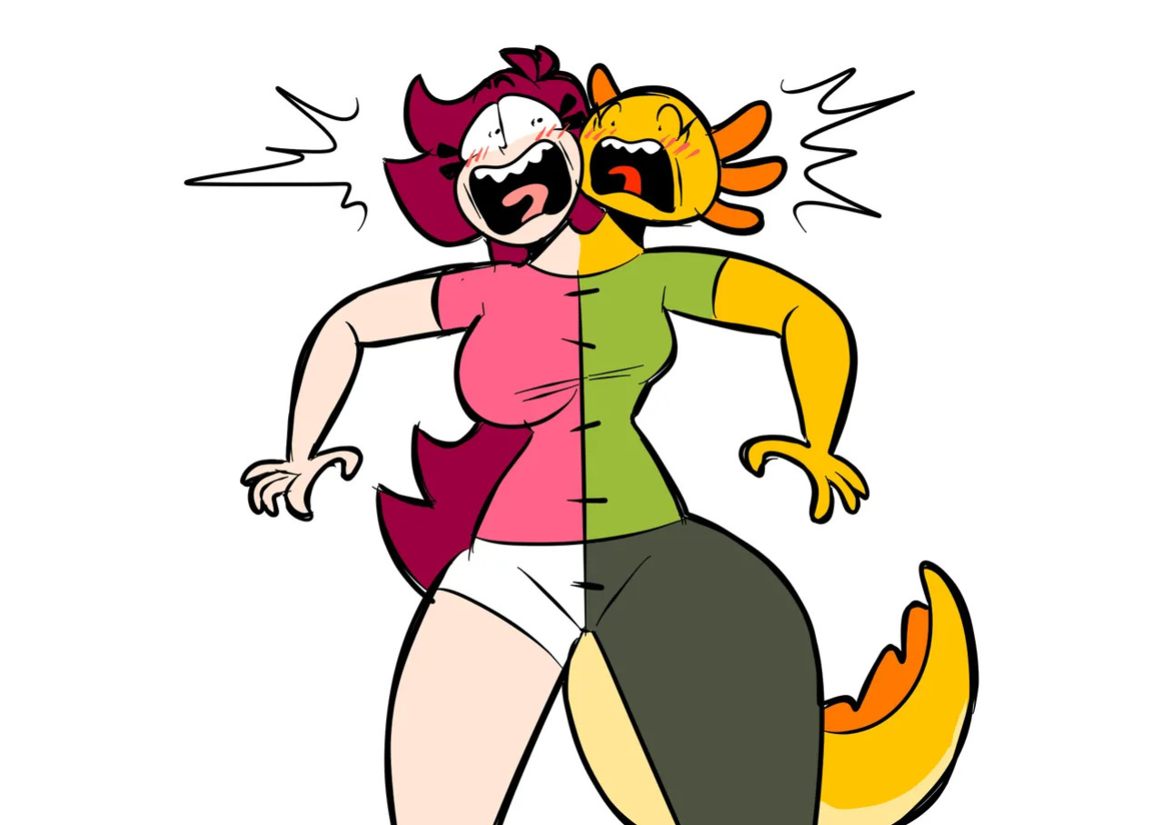 [MojoMontebon] Joy the Axolotl (MojoMontebon OC)