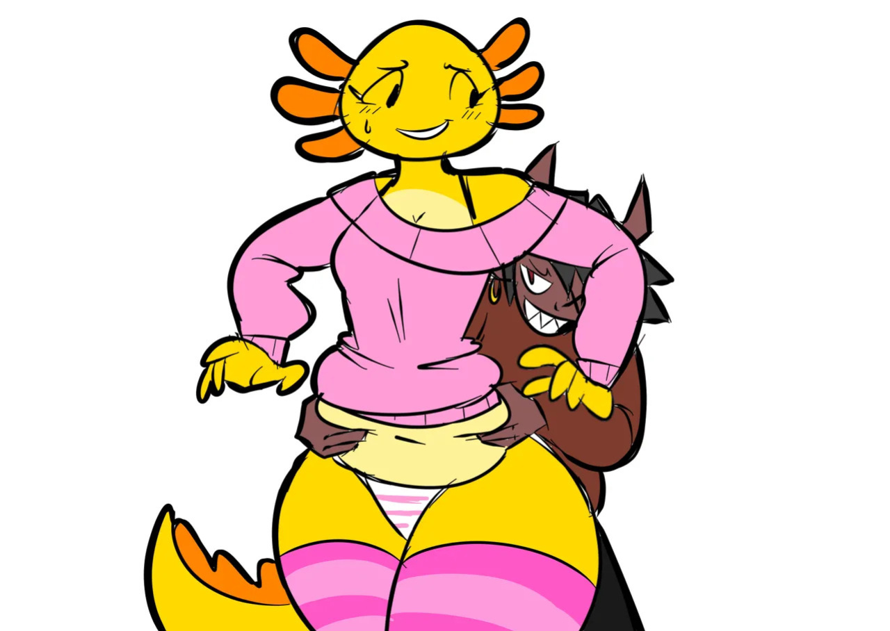 [MojoMontebon] Joy the Axolotl (MojoMontebon OC)