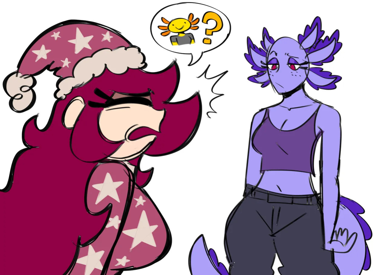 [MojoMontebon] Joy the Axolotl (MojoMontebon OC)