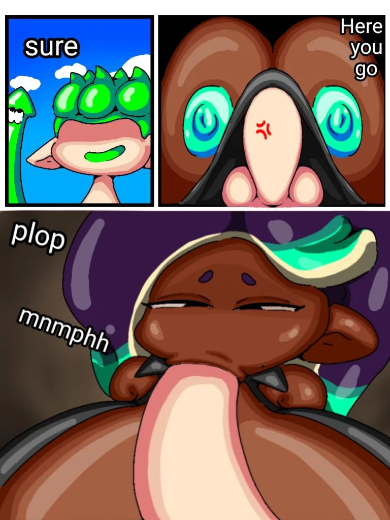 [Saibamen9001] Gummy squid (Splatoon)
