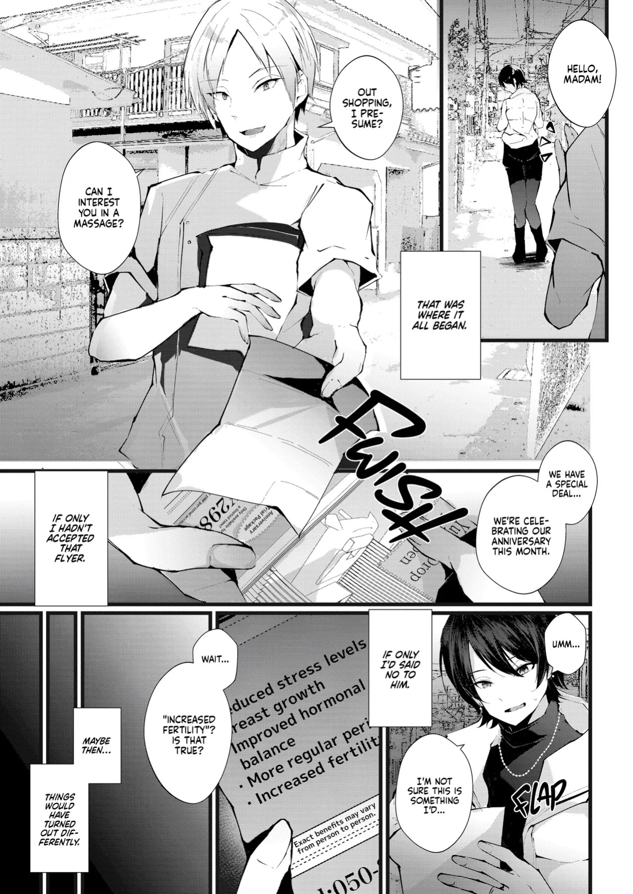 [FZ: (Fujisaki Fujiko)] Kakkou no Rakuin ~Ninkatsu Kyonyuu Hitozuma ga Biyaku Jirashi Massage ni Kokomo mo Karada mo Ochiru made~ | The Mark of the Cuckoo [English] [J18] [Decensored] [Digital]