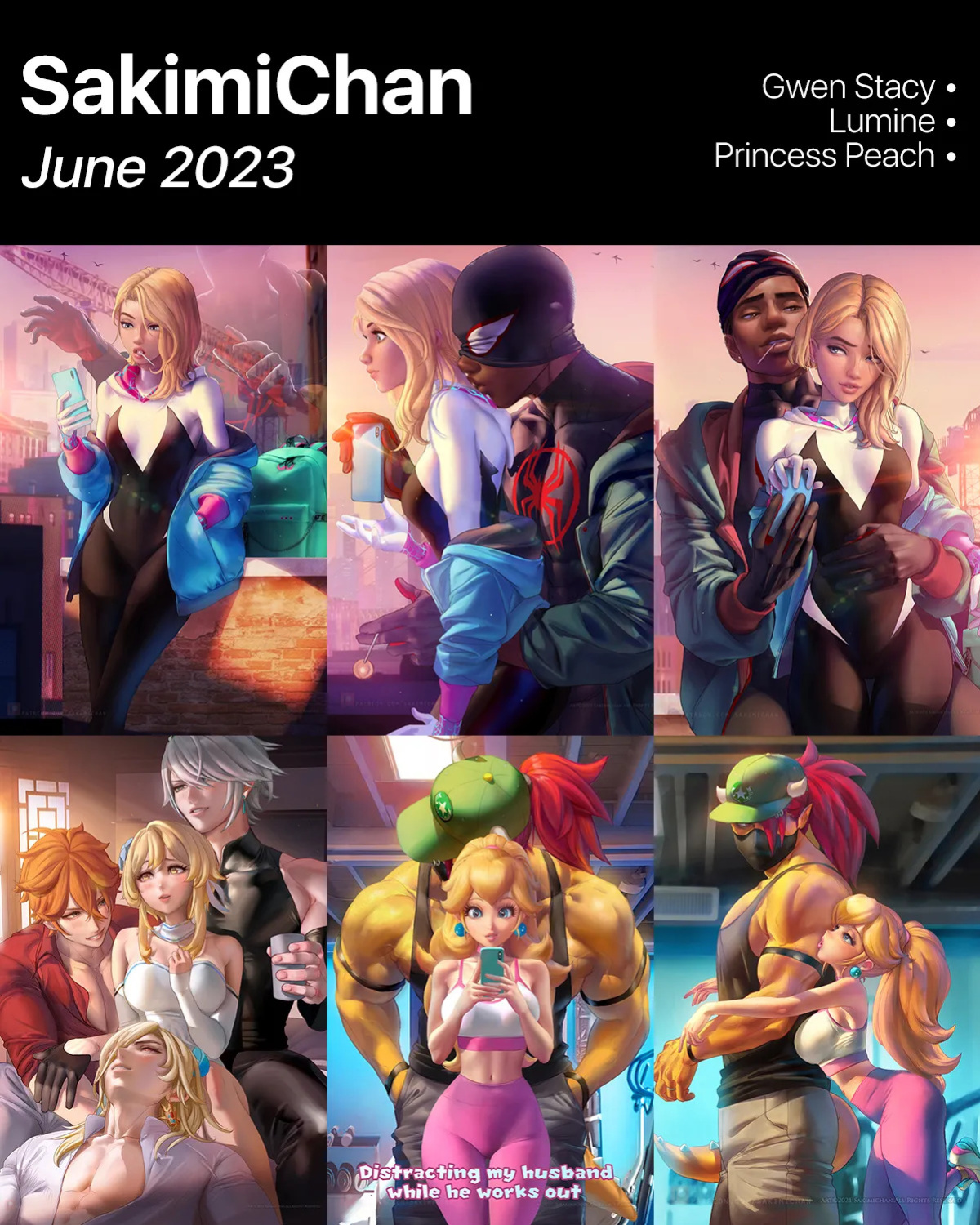 SakimiChan - June 2023