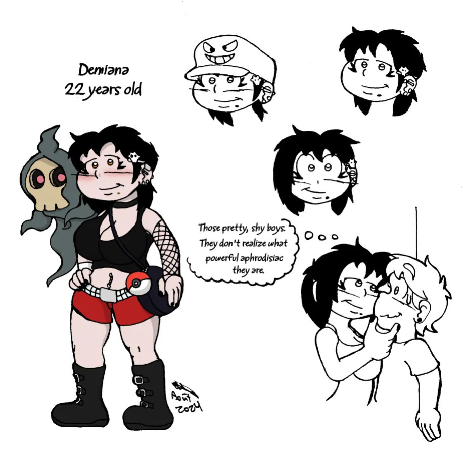 A femdom on her Pokemon journey.
