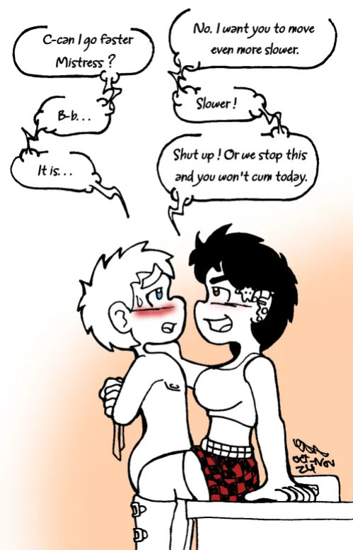 A femdom on her Pokemon journey.
