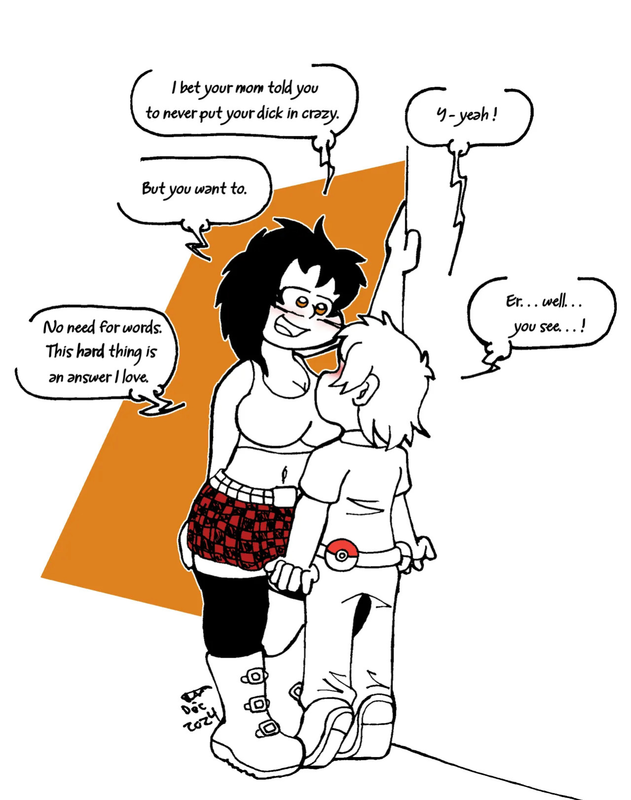 A femdom on her Pokemon journey.