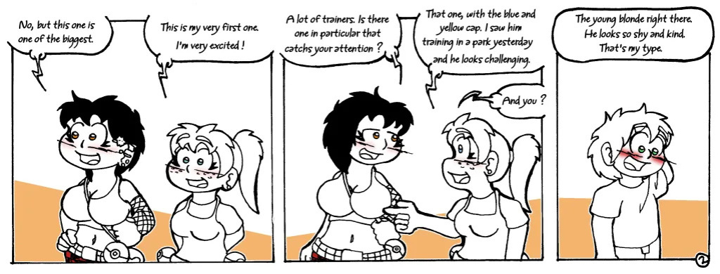 A femdom on her Pokemon journey.