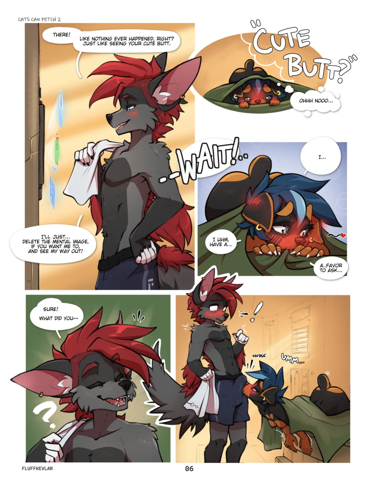 [Fluff-Kevlar] Cats Can Fetch 2: Try my Roommate! (Ongoing)