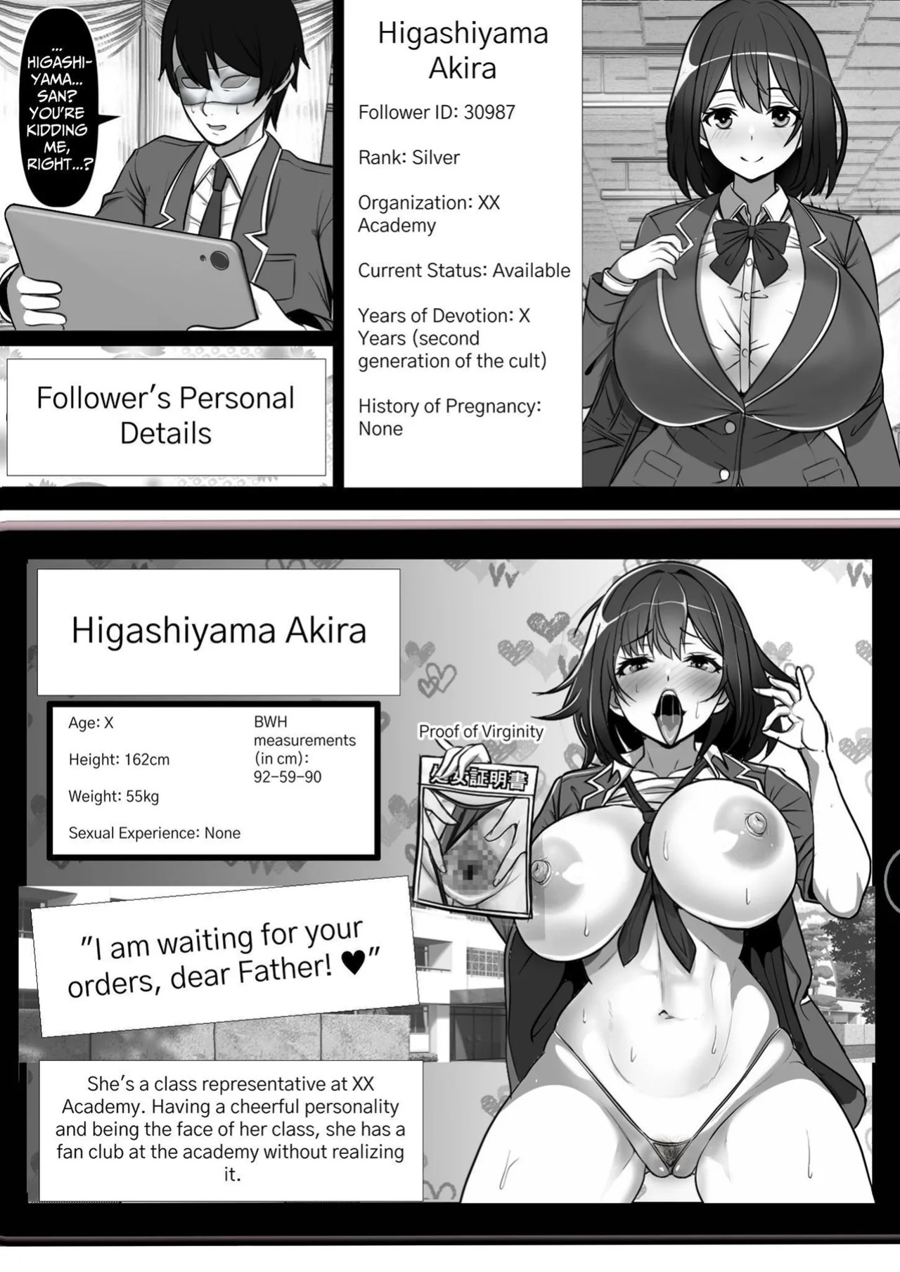 [Furitendou] Ore no Akogare no Anoko ga Sex Kyoudan Shoyuu no Kokisute-you Niku Onaho datta no daga | That Woman I Adore was the Cumdump Faphole of a SEX CULT... [English] [Nameless]