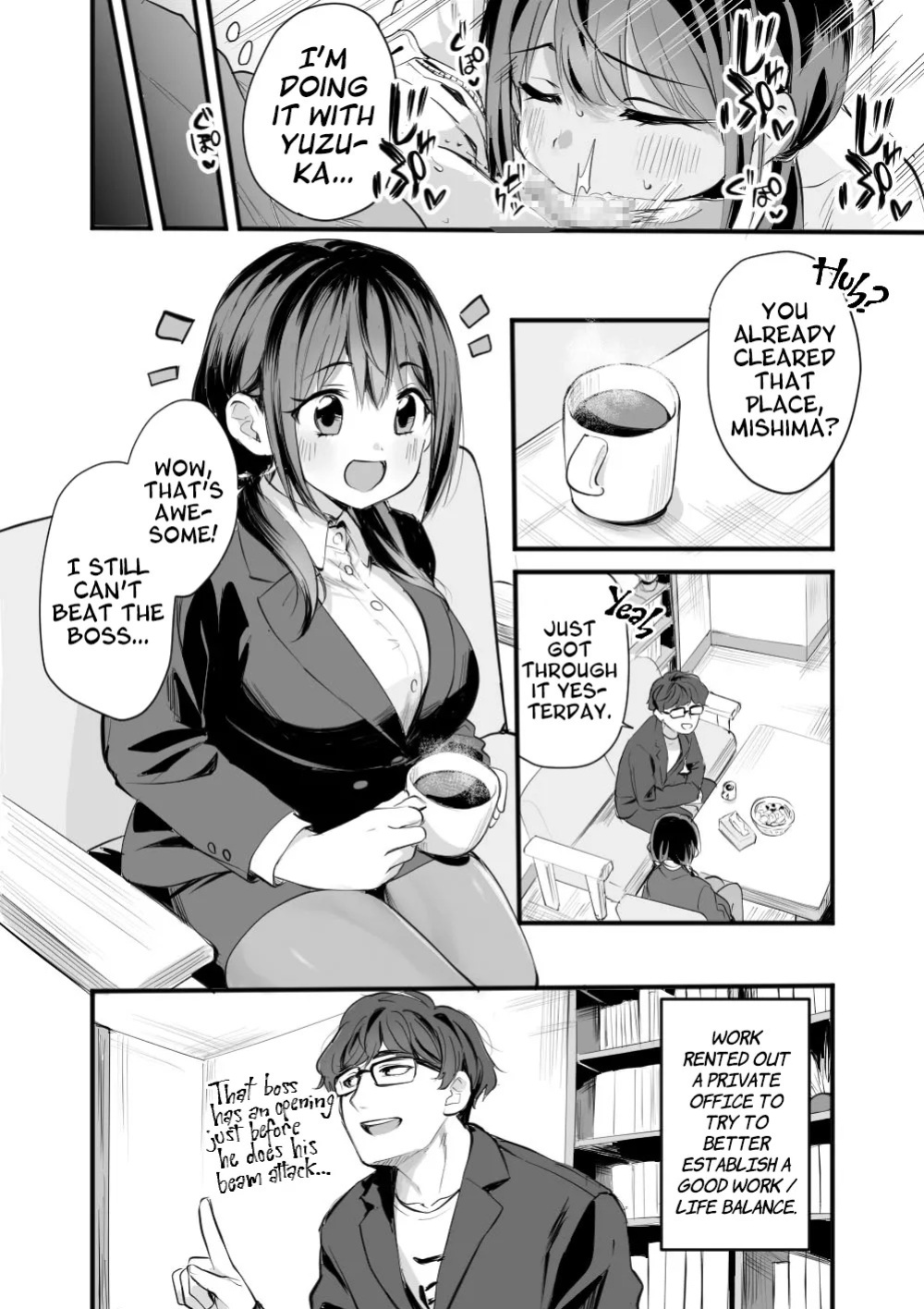 [Seiheki Jitsugentou (Girigiri Mai)] Rental Office no Yuzuka-san | In A Rented Office With Yuzuka [English] {A Cool Person}