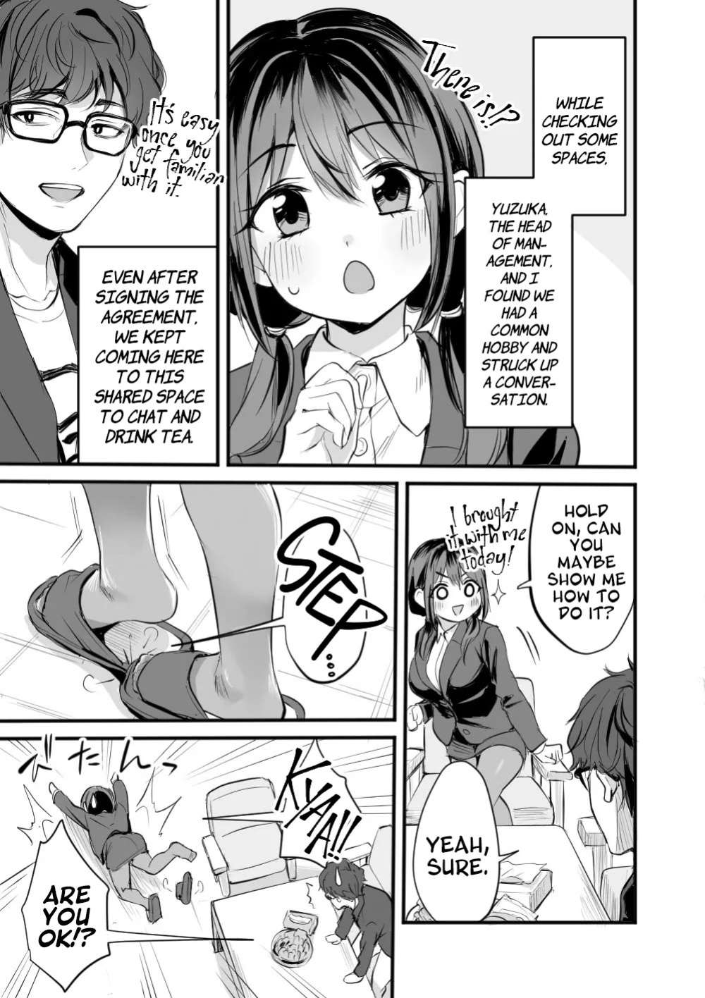 [Seiheki Jitsugentou (Girigiri Mai)] Rental Office no Yuzuka-san | In A Rented Office With Yuzuka [English] {A Cool Person}