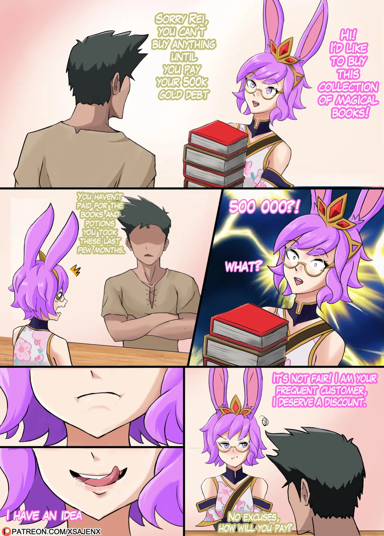[XSajenX] Joyful Hops: A Rei's tale [English] [Censored]
