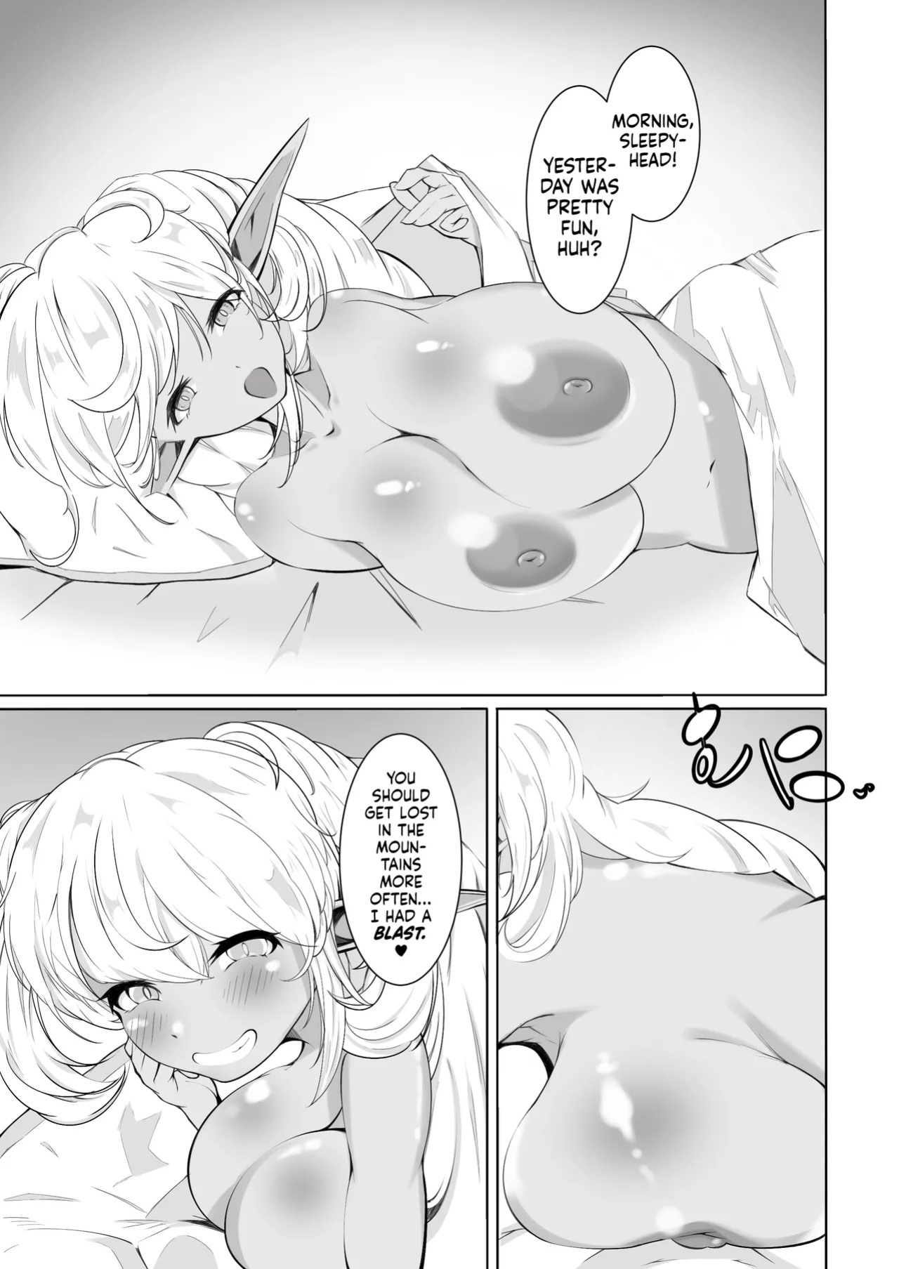 [Suna no Shiro (4pril)] Shirogane no Nettaiya ー A Sultry Night under Silver Snow (Last Origin) [English] [head empty] [Digital]