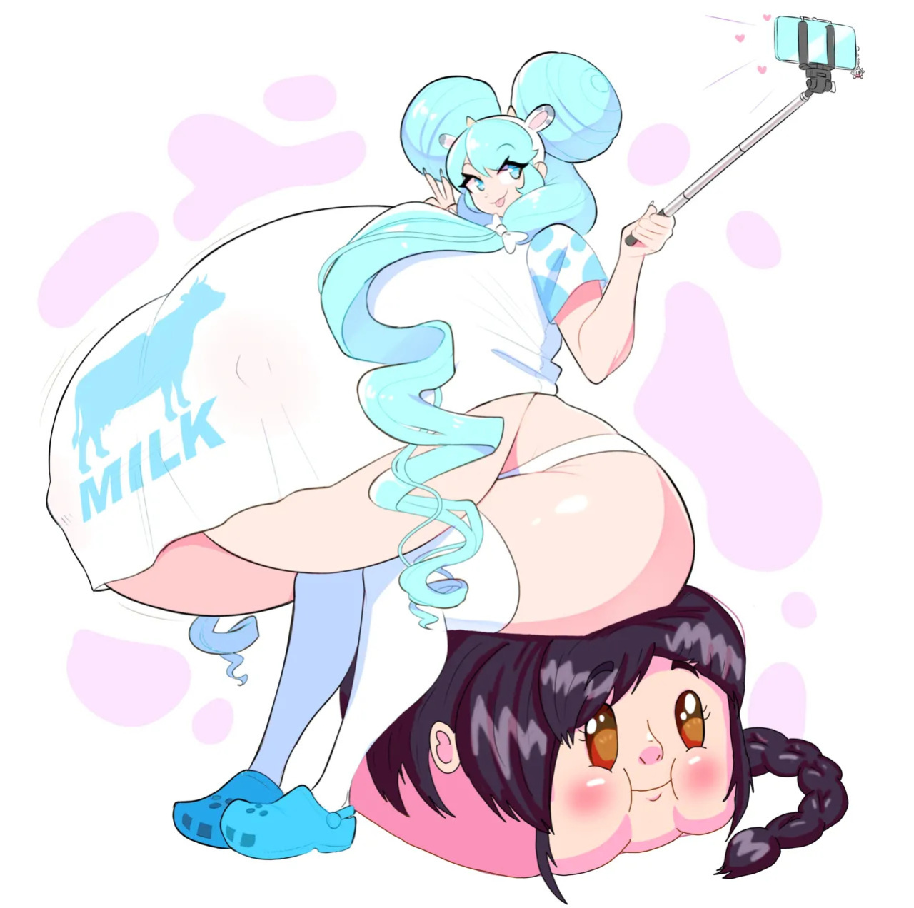 Val and belle by theycallhimcake
