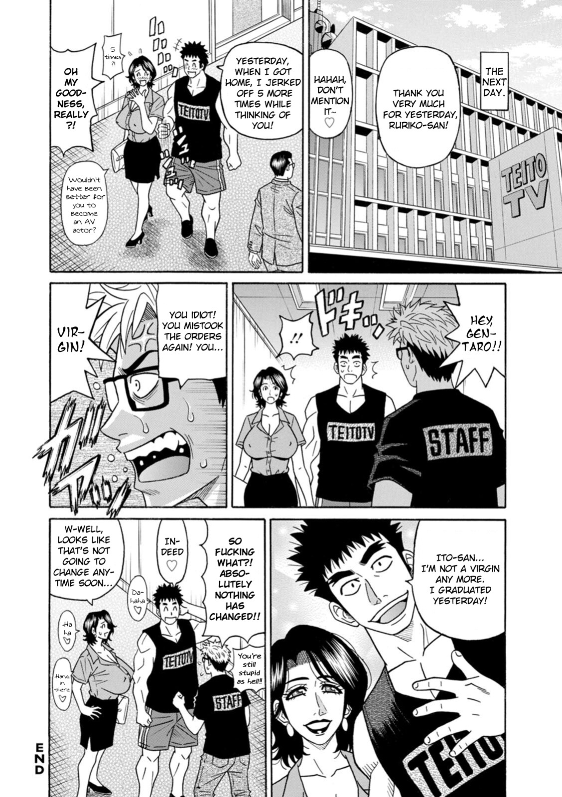 [Ozaki Akira] Miboujin Ana Ruriko no Hinichijuu - The Extraordinary Life of Widow Announcer Ruriko Ch. 1-5 [English]