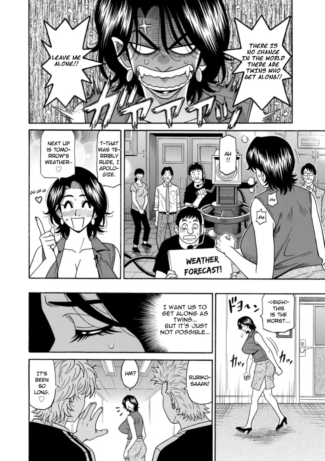 [Ozaki Akira] Miboujin Ana Ruriko no Hinichijuu - The Extraordinary Life of Widow Announcer Ruriko Ch. 1-5 [English]
