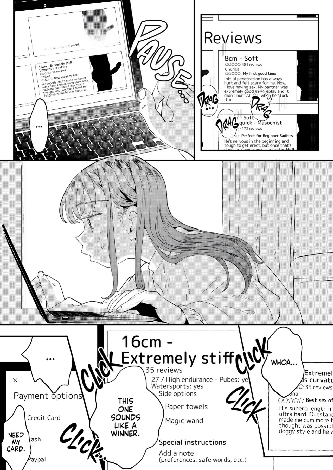 [Denbu Momo] Uber Chinko o Tanomitai Onee-san | Über Dicks [English] [J18] [Decensored] [Digital]