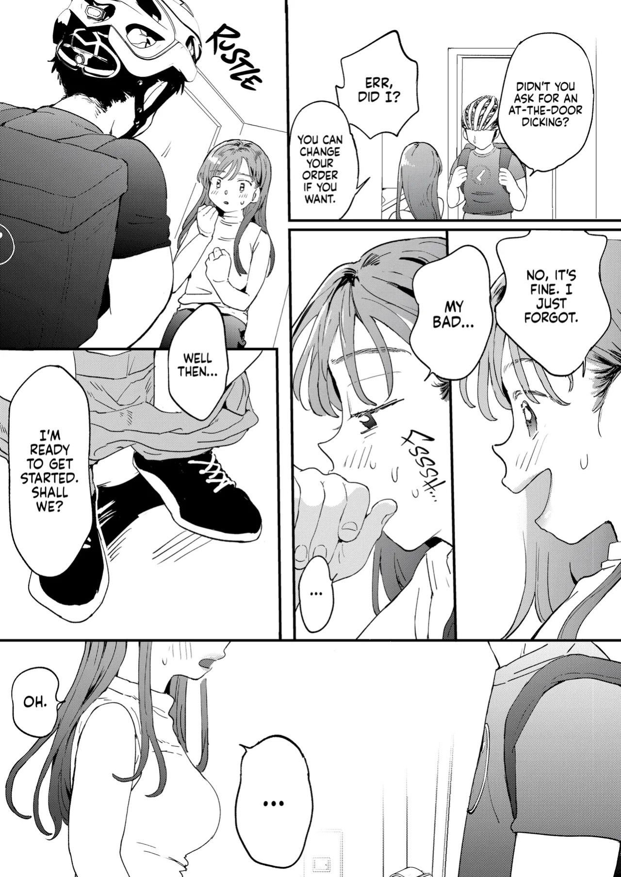 [Denbu Momo] Uber Chinko o Tanomitai Onee-san | Über Dicks [English] [J18] [Decensored] [Digital]