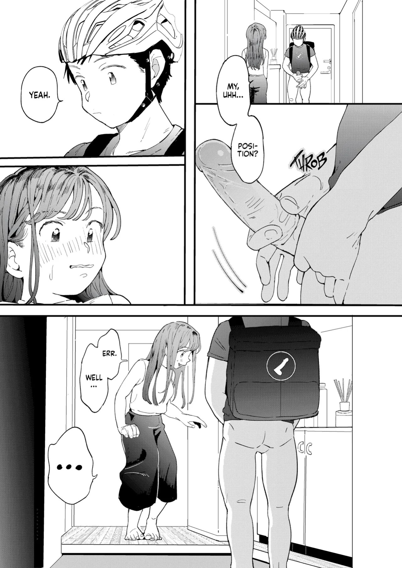 [Denbu Momo] Uber Chinko o Tanomitai Onee-san | Über Dicks [English] [J18] [Decensored] [Digital]