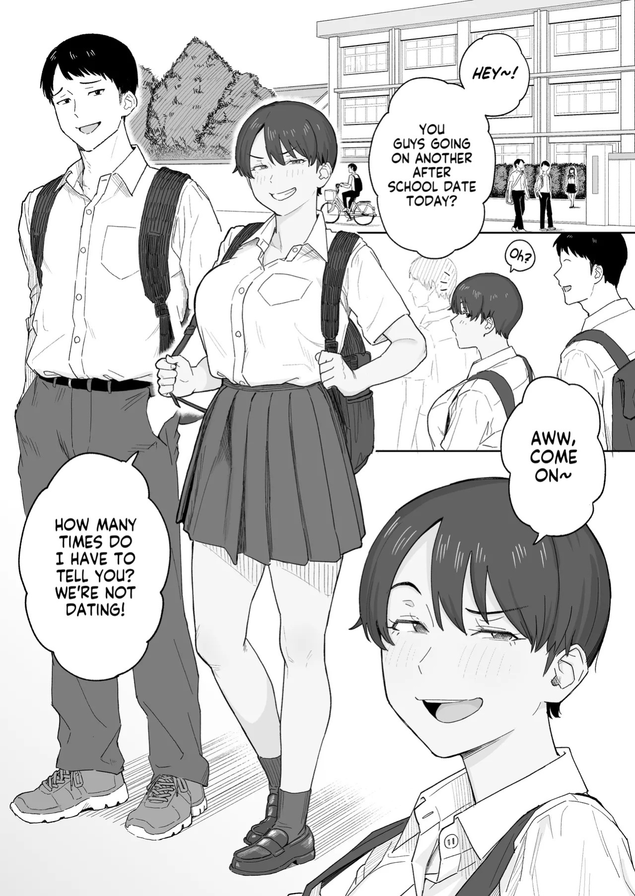 [Natsuzo] Mukashi Kara Otokoppoi Osananajimi mo Chanto Mesu ni Sodachimashita | Even my Tomboy Childhood Friend Grew up Into a Proper Female [English] [NudeSalad]