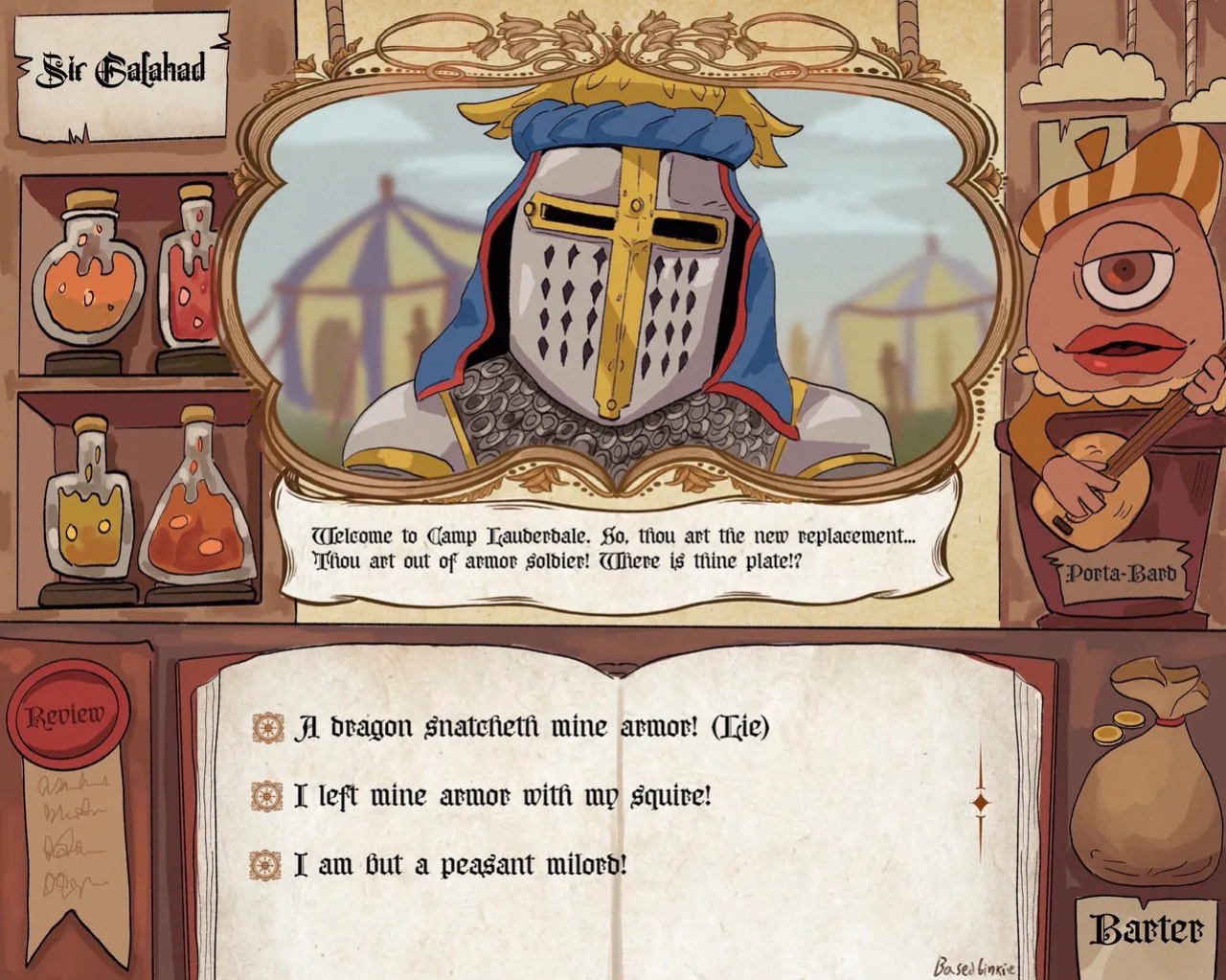 [BasedBinkie] Chivalry Starved Knight/Familiar Lands