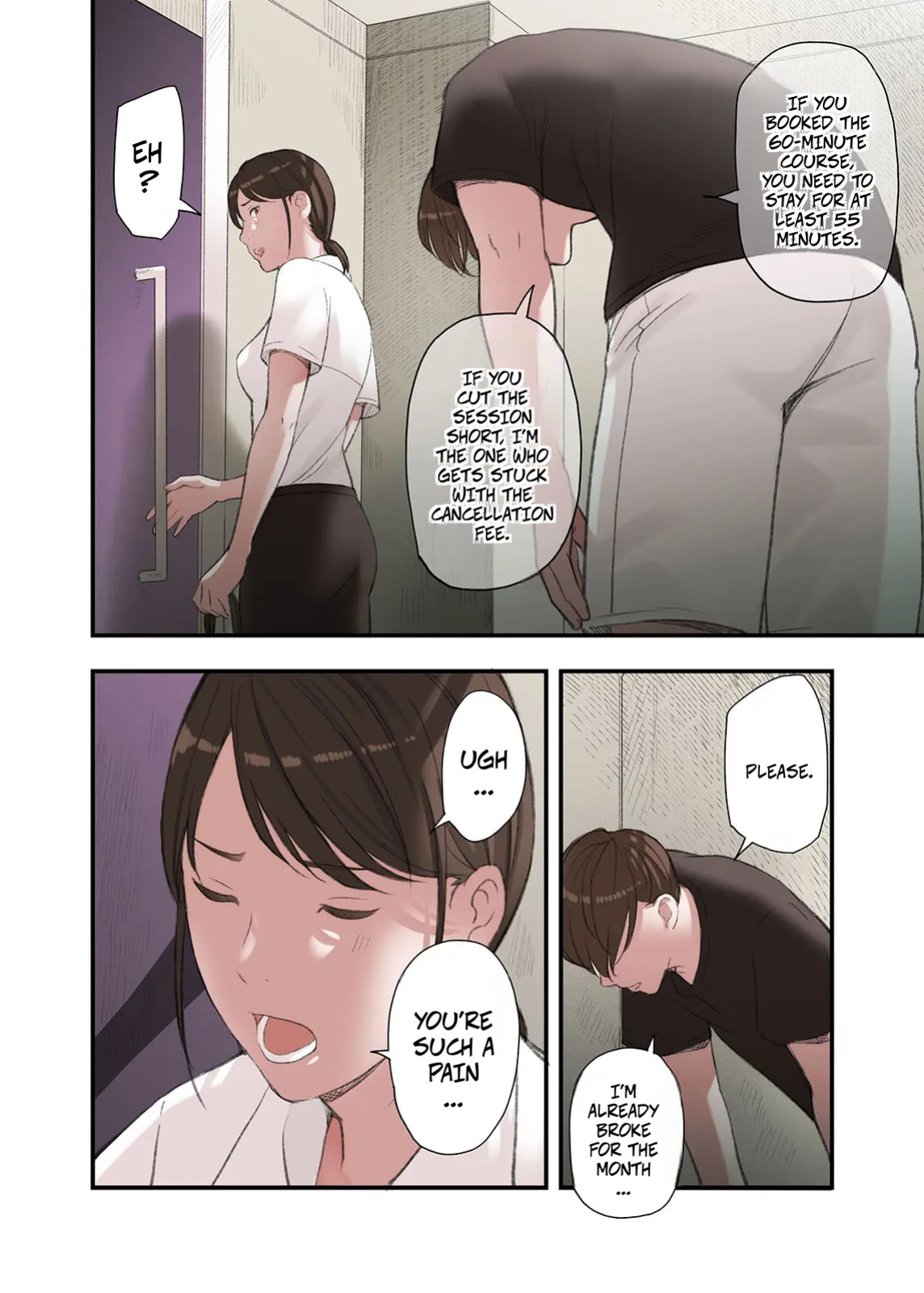 [Gomikasu Tarou (Namaribou Nayonayo)] Boku... Josei You Fuuzoku de Beit Shitemashite.... Ch. 3 | I... Work Part-time At a Sex Establishment Catering To Women 3 [English] [CopyOf]