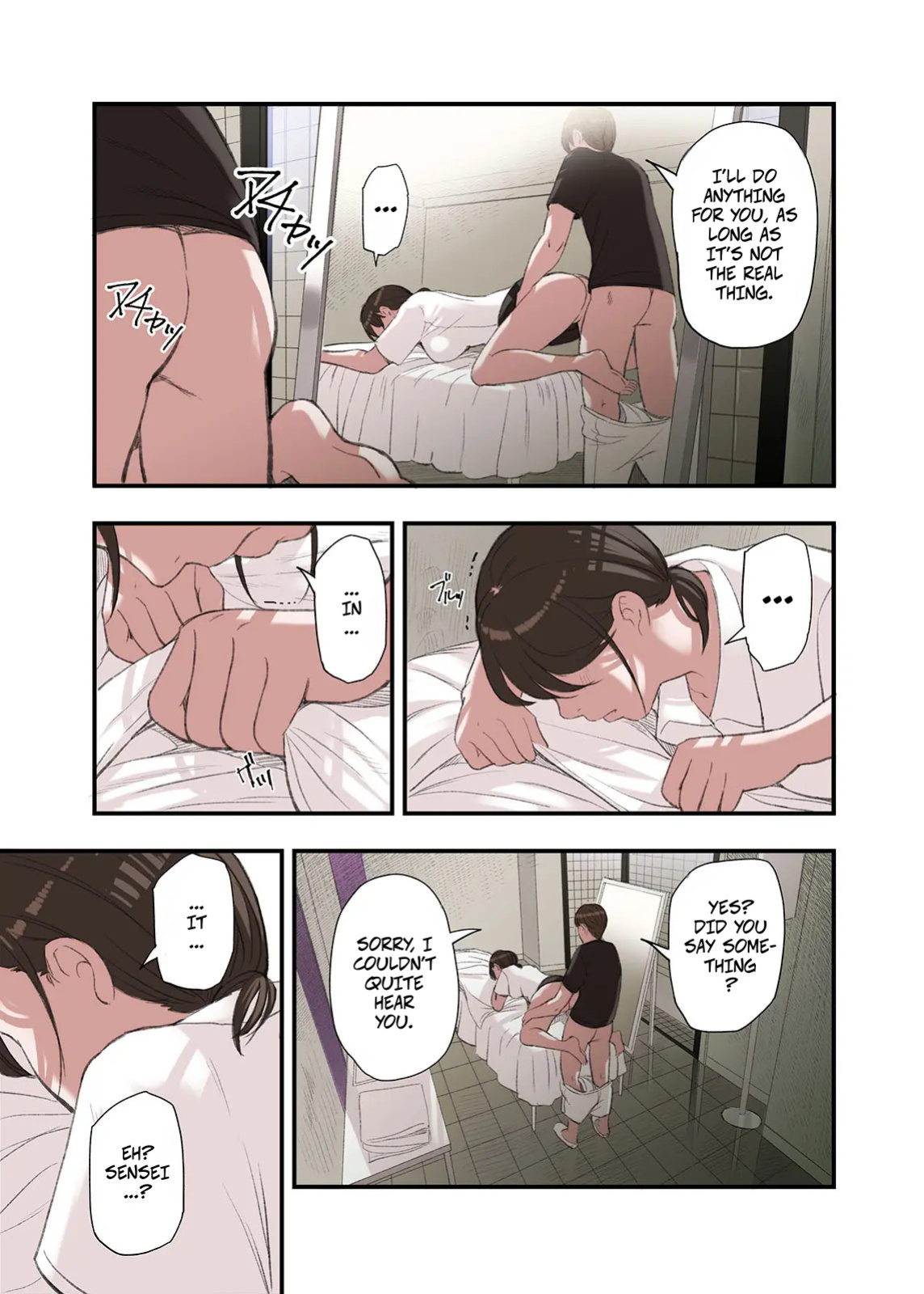 [Gomikasu Tarou (Namaribou Nayonayo)] Boku... Josei You Fuuzoku de Beit Shitemashite.... Ch. 3 | I... Work Part-time At a Sex Establishment Catering To Women 3 [English] [CopyOf]