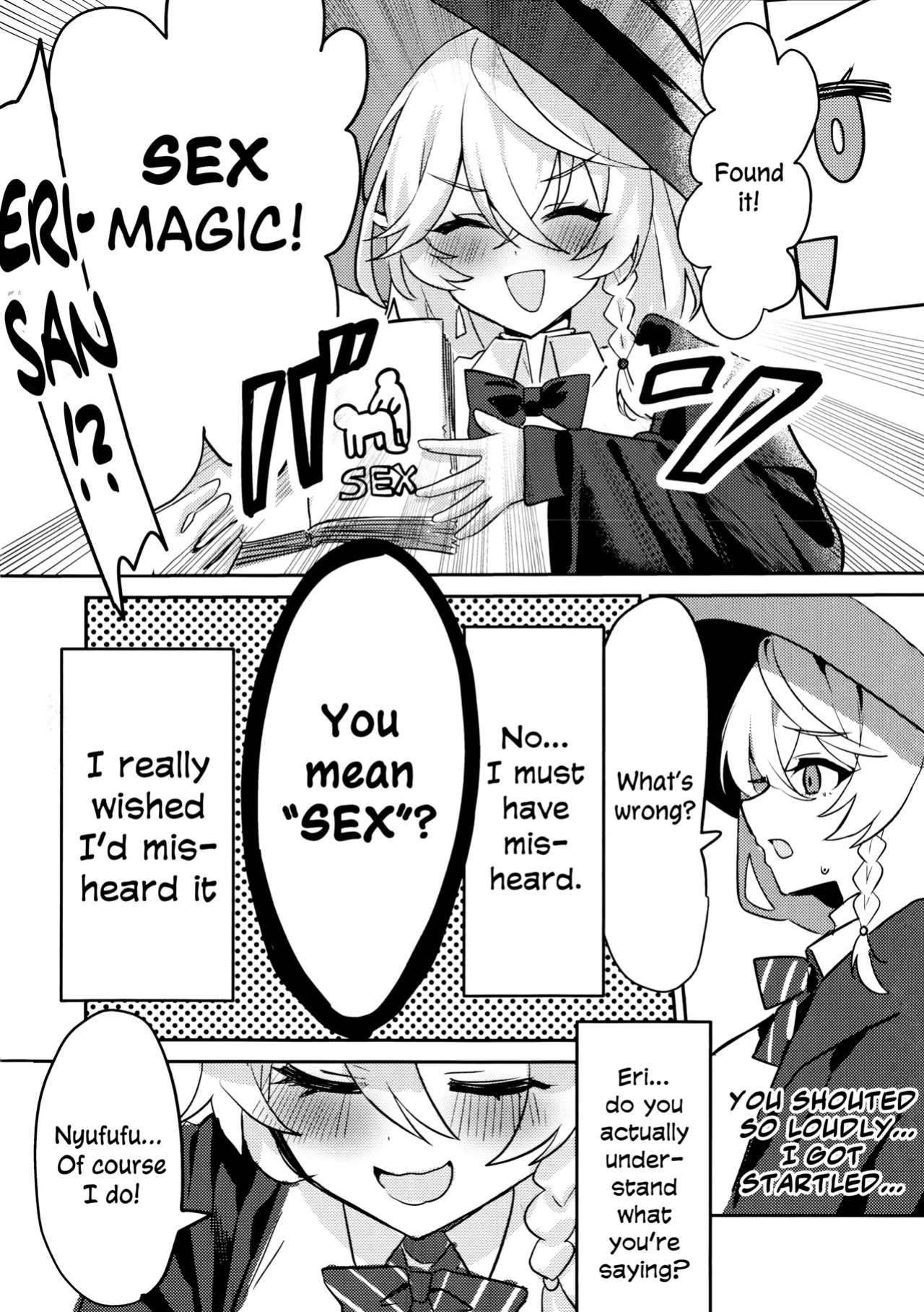 (C107) [Elemental Erogenous Zone (Nini no Yobikata)] Naisho no Mahou (Blue Archive) [English] [DKKMD Translations]