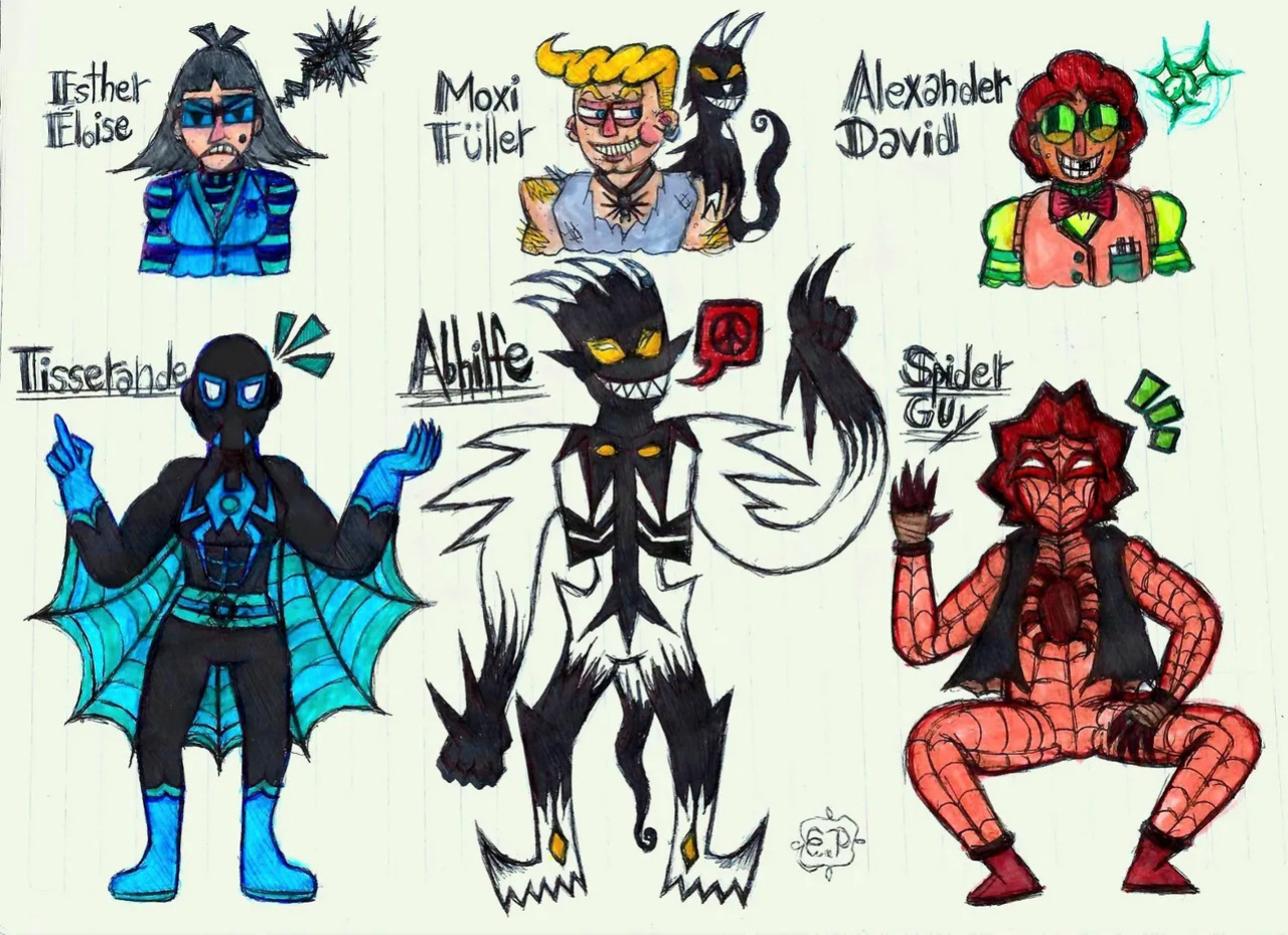 Spidersonas and other art