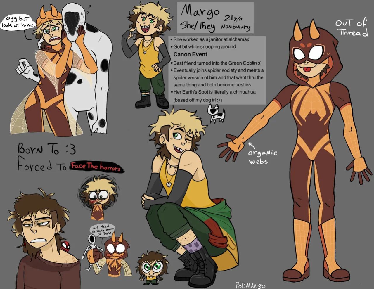 Spidersonas and other art