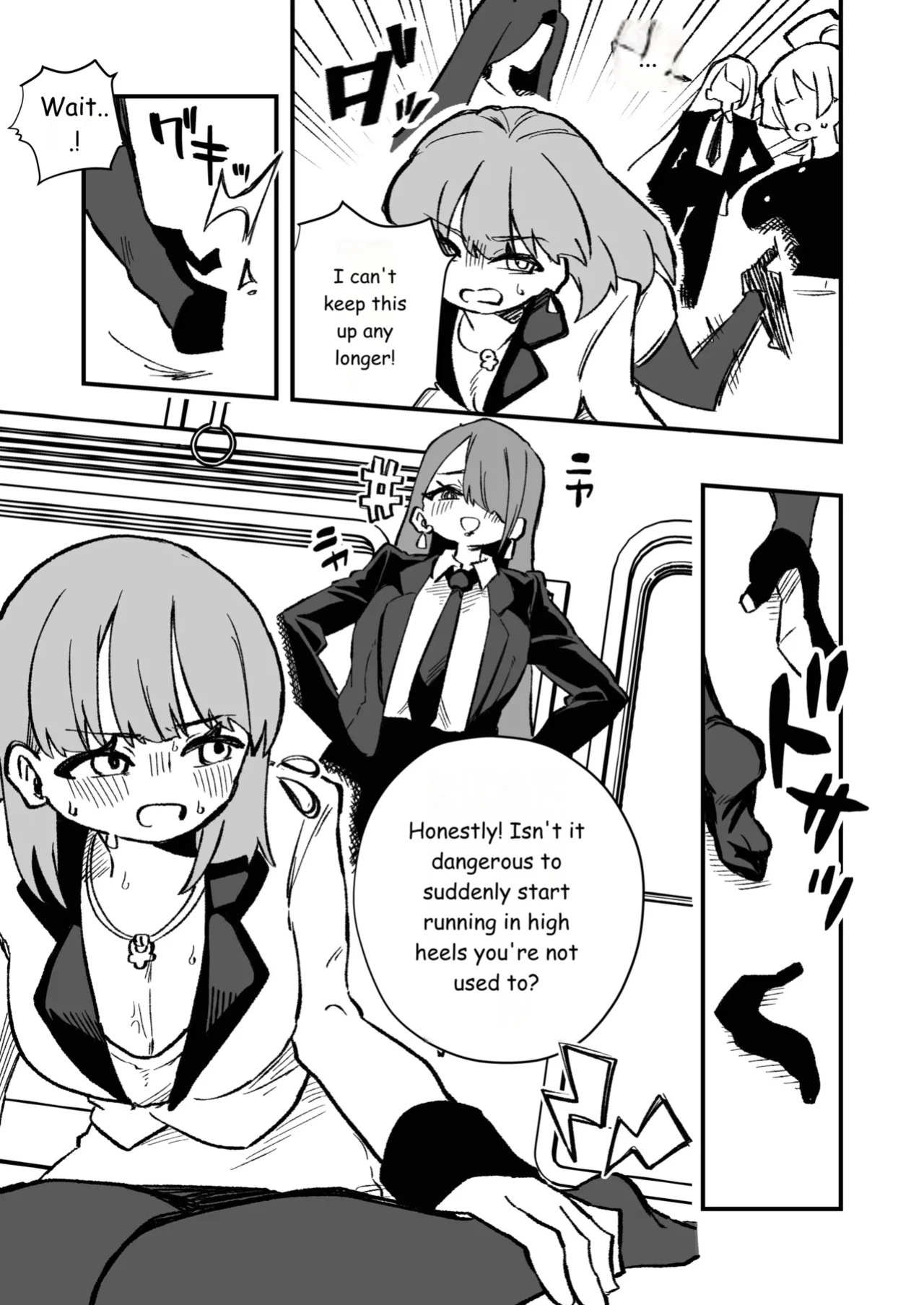 Forced Cross-Dressing in a Women-Only Carriage