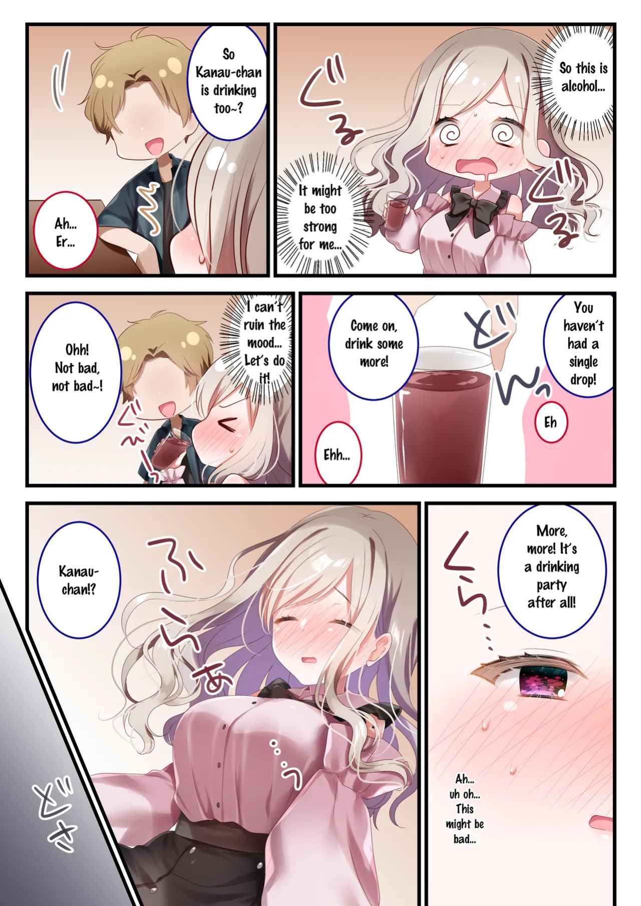 [NECOHONPO (Haruse Meio)] Nomenai Ano Ko ni Mou Ippai! | One More For the Girl who Can't Drink! [English] [Drksrpnt] [Digital]