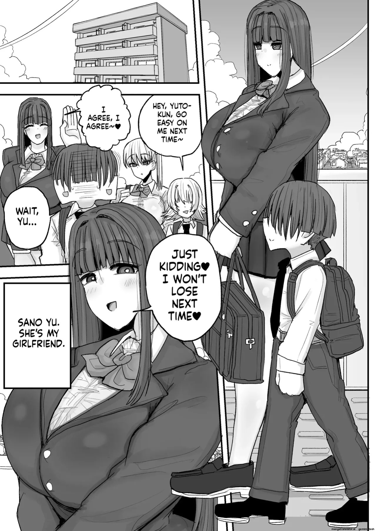 [Circle Cherry Boy (Erai)] Boku no kanojo wa ue no kai no tsuyo osu ni bokobokoni sa rete NTR re chaimashita(English)