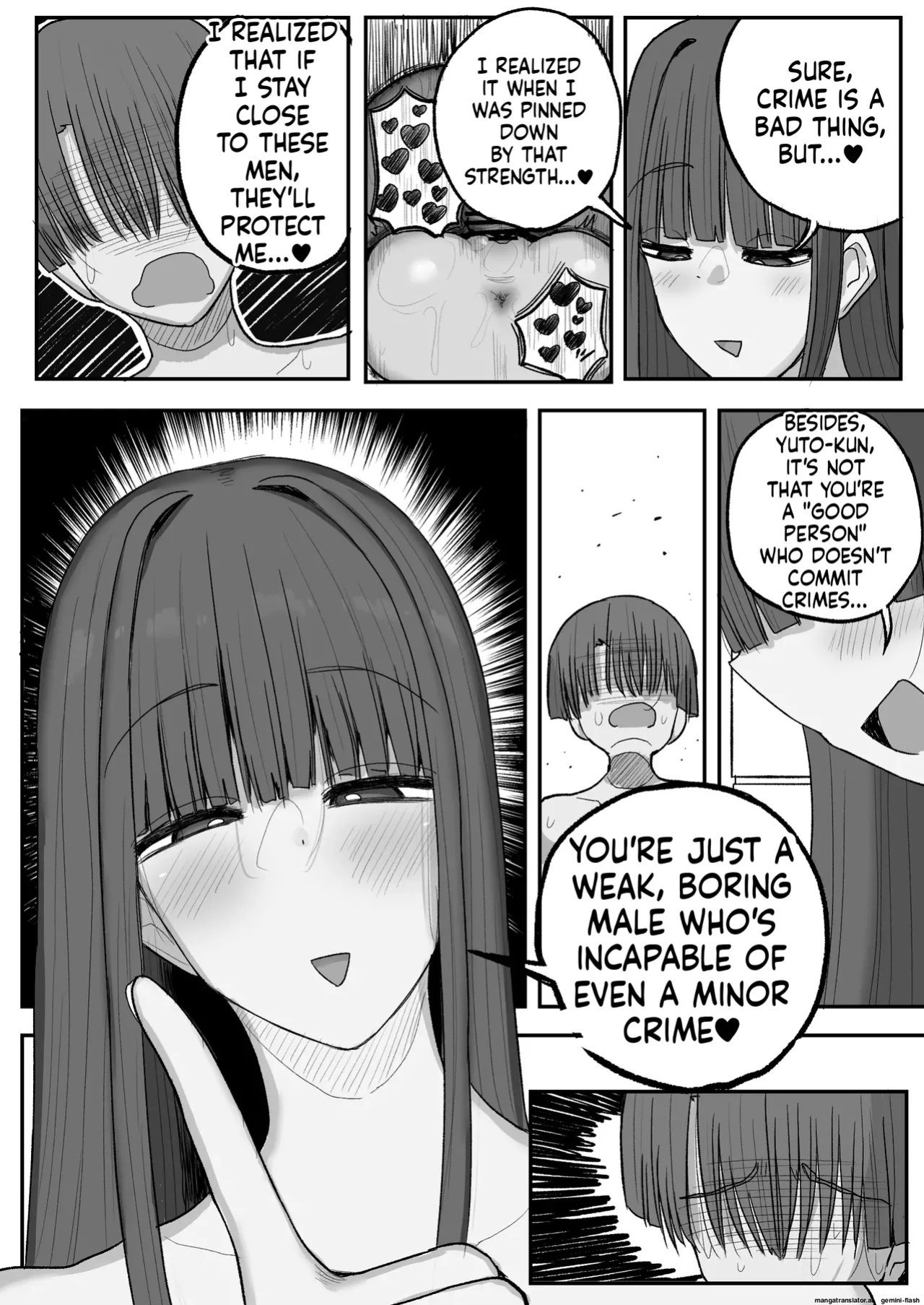 [Circle Cherry Boy (Erai)] Boku no kanojo wa ue no kai no tsuyo osu ni bokobokoni sa rete NTR re chaimashita(English)