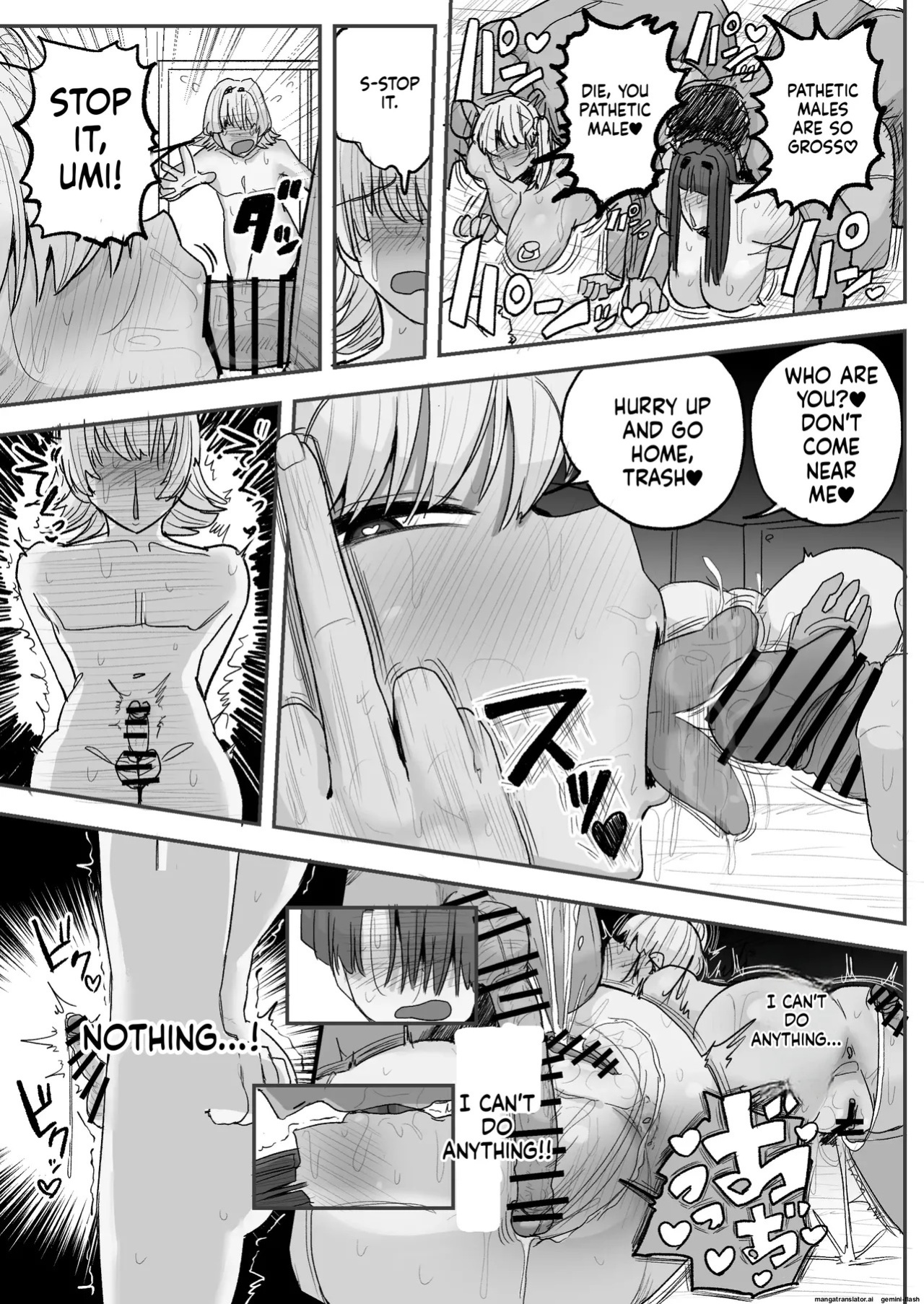 [Circle Cherry Boy (Erai)] Boku no kanojo wa ue no kai no tsuyo osu ni bokobokoni sa rete NTR re chaimashita(English)