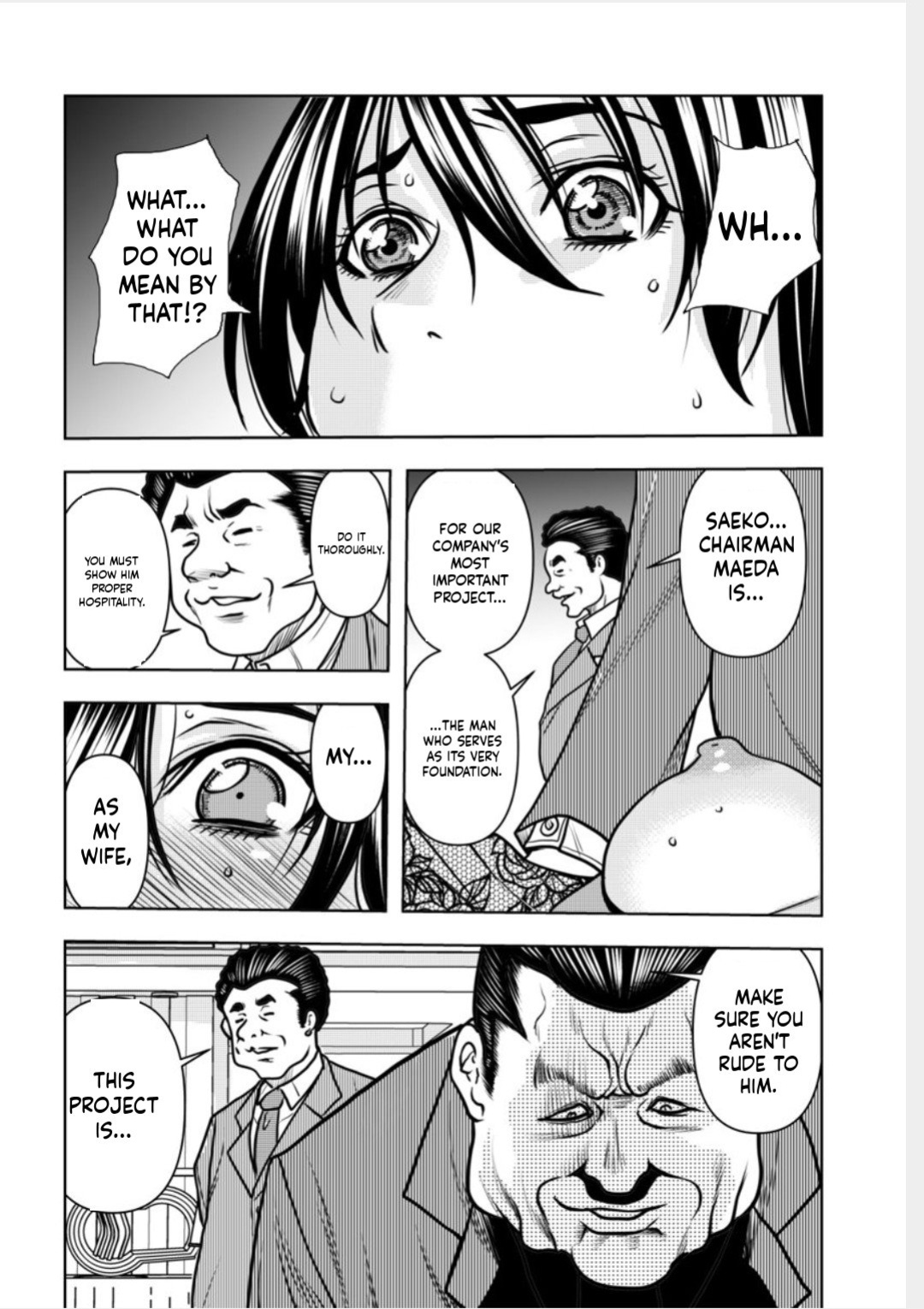 [Random_Scan] [tachibana naoki] Contract wife - The days of being embraced by her husband's boss began for her husband - 7 [English]