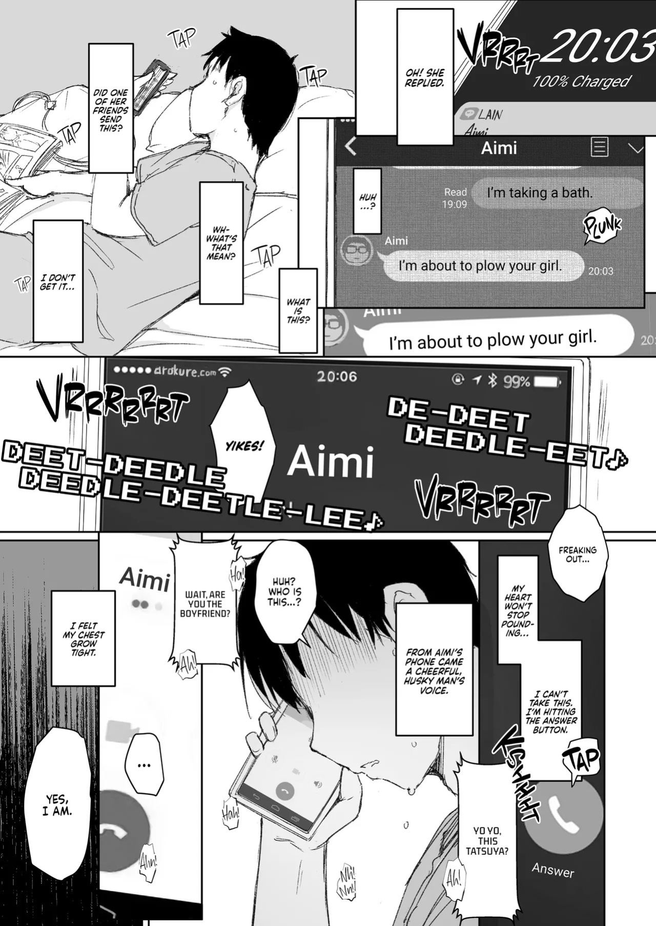 [Arakureta Monotachi (Arakure)] Kimi no Kanojo Yokatta yo. Meganekko NTR Tanpenshuu | Your Girl's a Good Lay [English] [J18] [Decensored] [Digital]