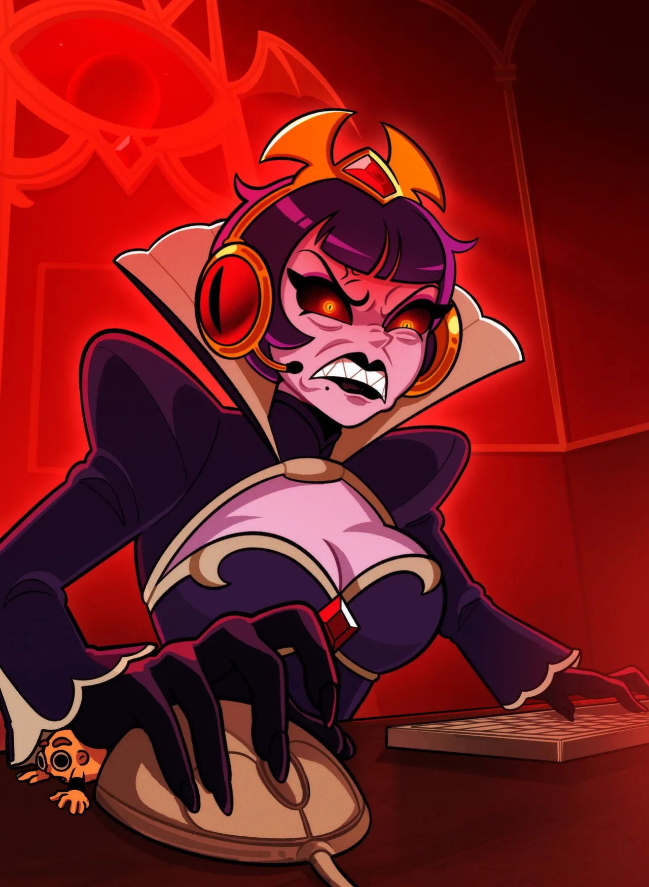 PlayGLAD character queen