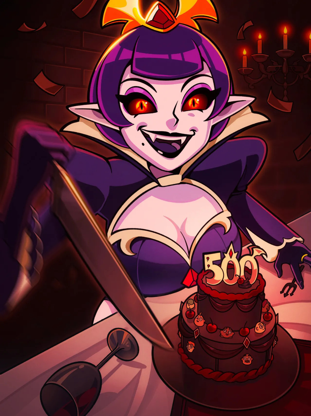 PlayGLAD character queen