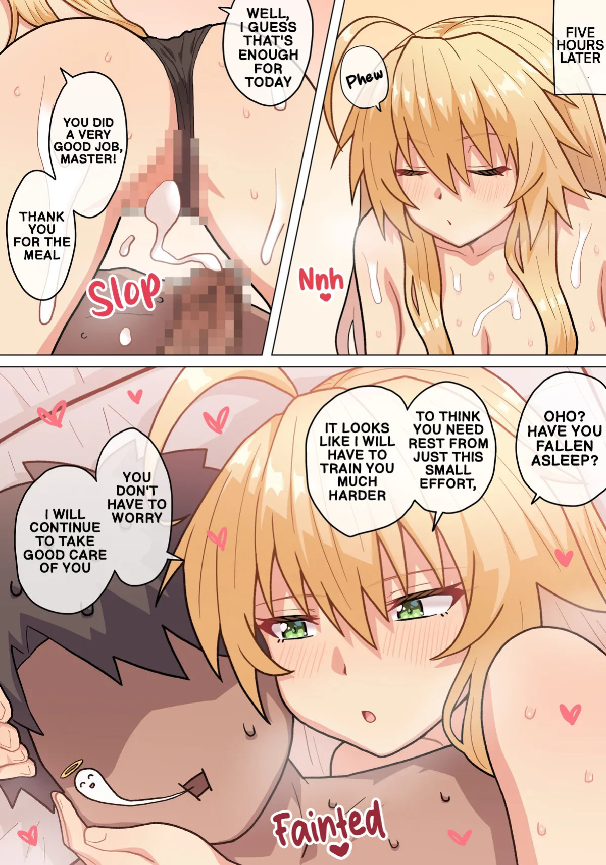 Breasts from above - Lancer Artoria