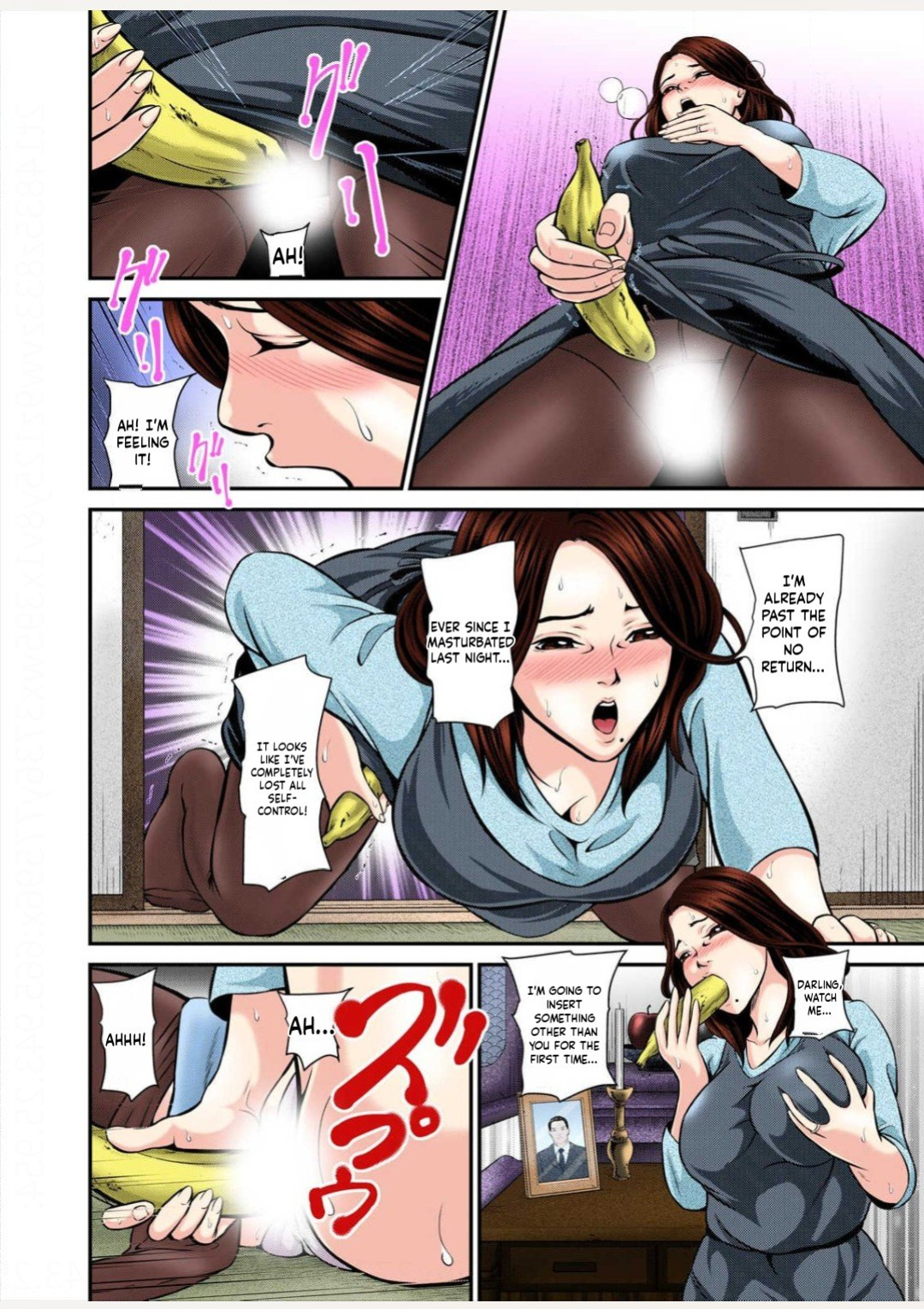 [Random_Scan] [Tsubaki Narita] Having sex with my mother-in-law every night! Daughter, Son-in-law, Banana, and You (Full Color) [English]