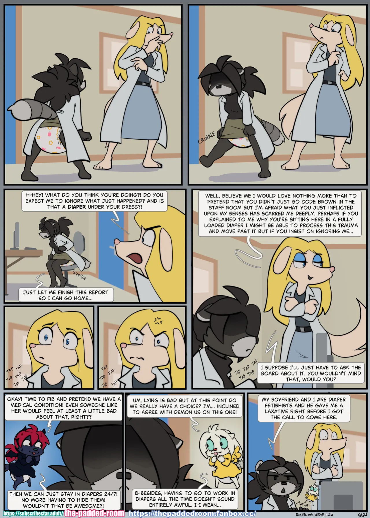 [The Padded Room - Carotte666] - Stripes and Straps (Ongoing) [+ Extras]