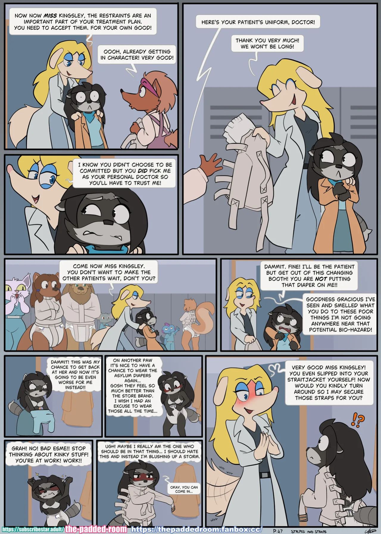[The Padded Room - Carotte666] - Stripes and Straps (Ongoing) [+ Extras]