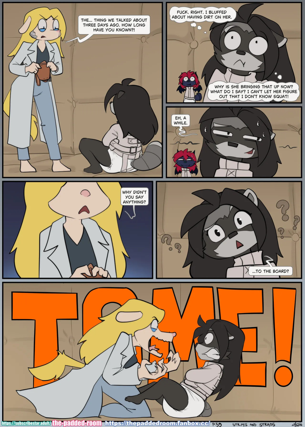[The Padded Room - Carotte666] - Stripes and Straps (Ongoing) [+ Extras]