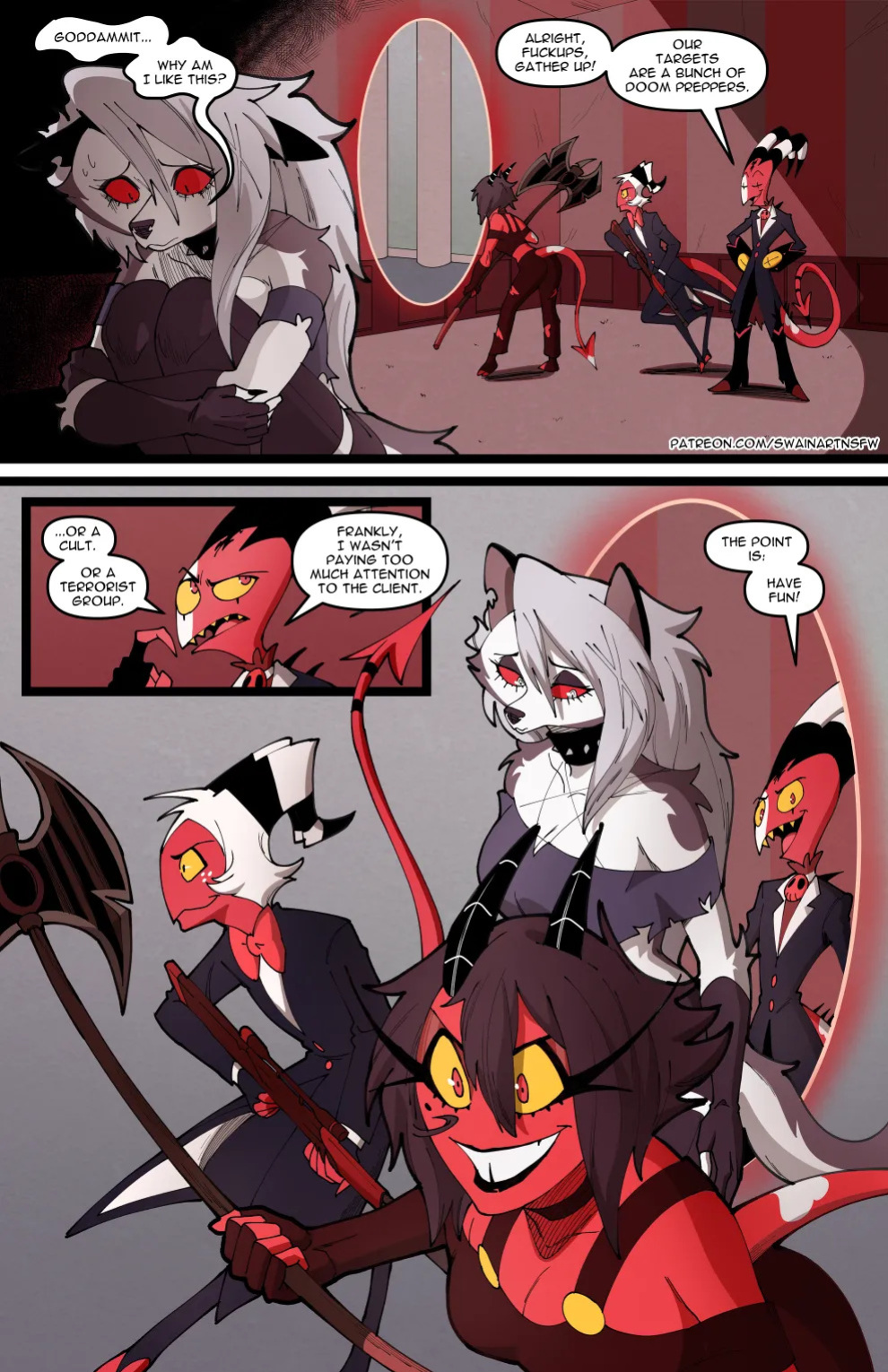 [SwainArt] Helluva Trio 2 (Ongoing)