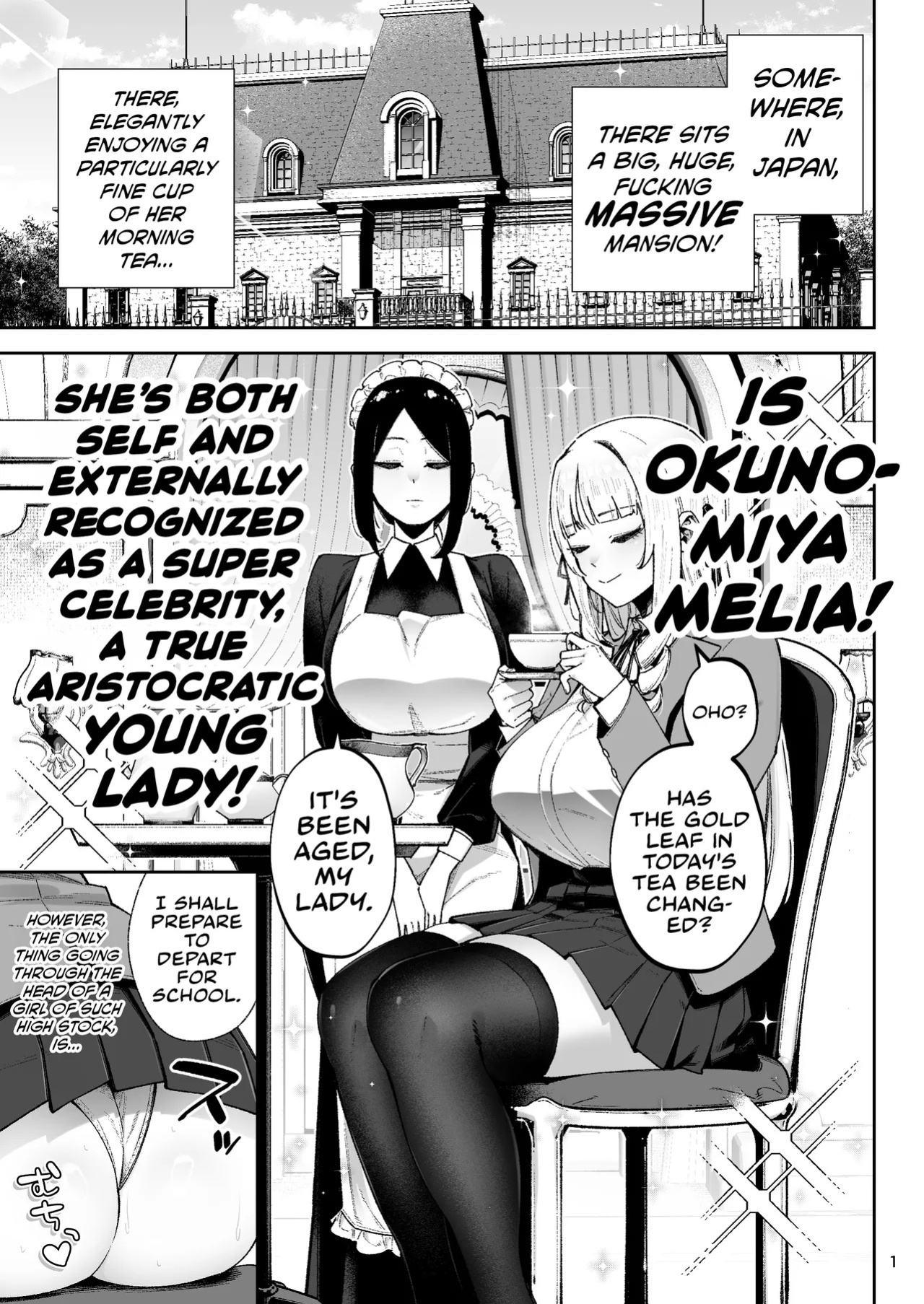 [Gagarin Kichi, Papicolo] Go For It! You Stupid, Sexy Young Lady! | Soreyuke, Ero Baka Ojou-sama! ~Celeb no Watashi ga Dekachin Shomin wo Tegome ni Suru no wa Touzen desu!~