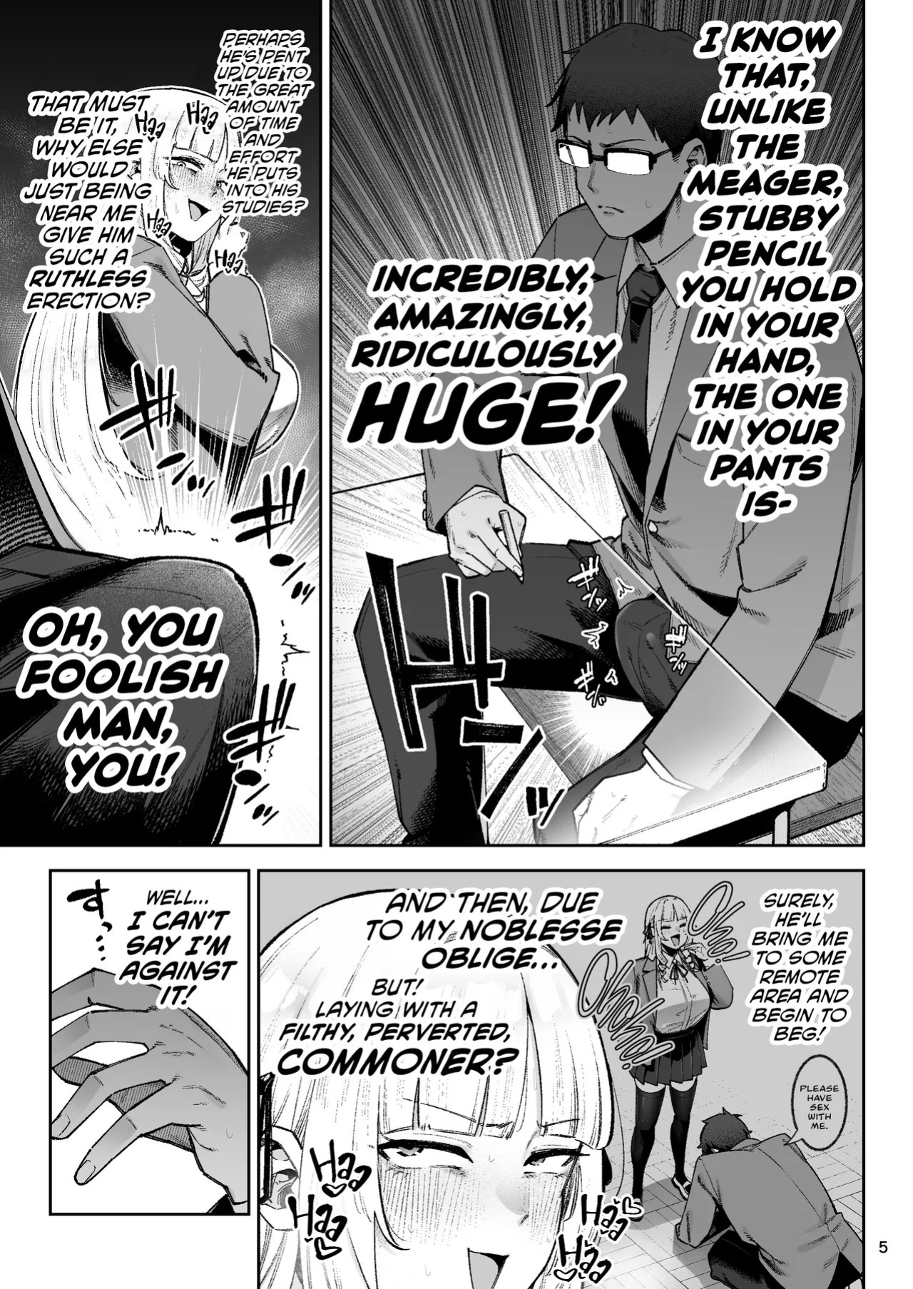 [Gagarin Kichi, Papicolo] Go For It! You Stupid, Sexy Young Lady! | Soreyuke, Ero Baka Ojou-sama! ~Celeb no Watashi ga Dekachin Shomin wo Tegome ni Suru no wa Touzen desu!~