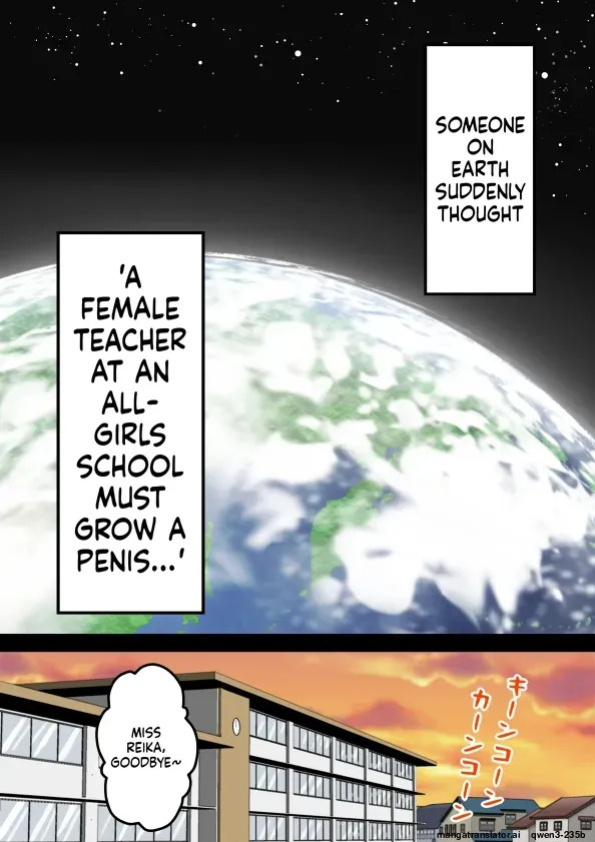 [Hotaru] Futanari Teacher at a Girls' School Destroys the Class with Her Cock