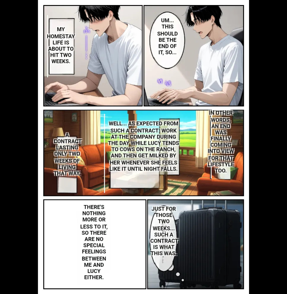 Home stay sakino bakunyuu blonde bijyouni mesuushi cosde yuwakusarete ittchalove tanetsuke seikatsu 1-2 + kakioroshi epilogue (AI) [MTL]