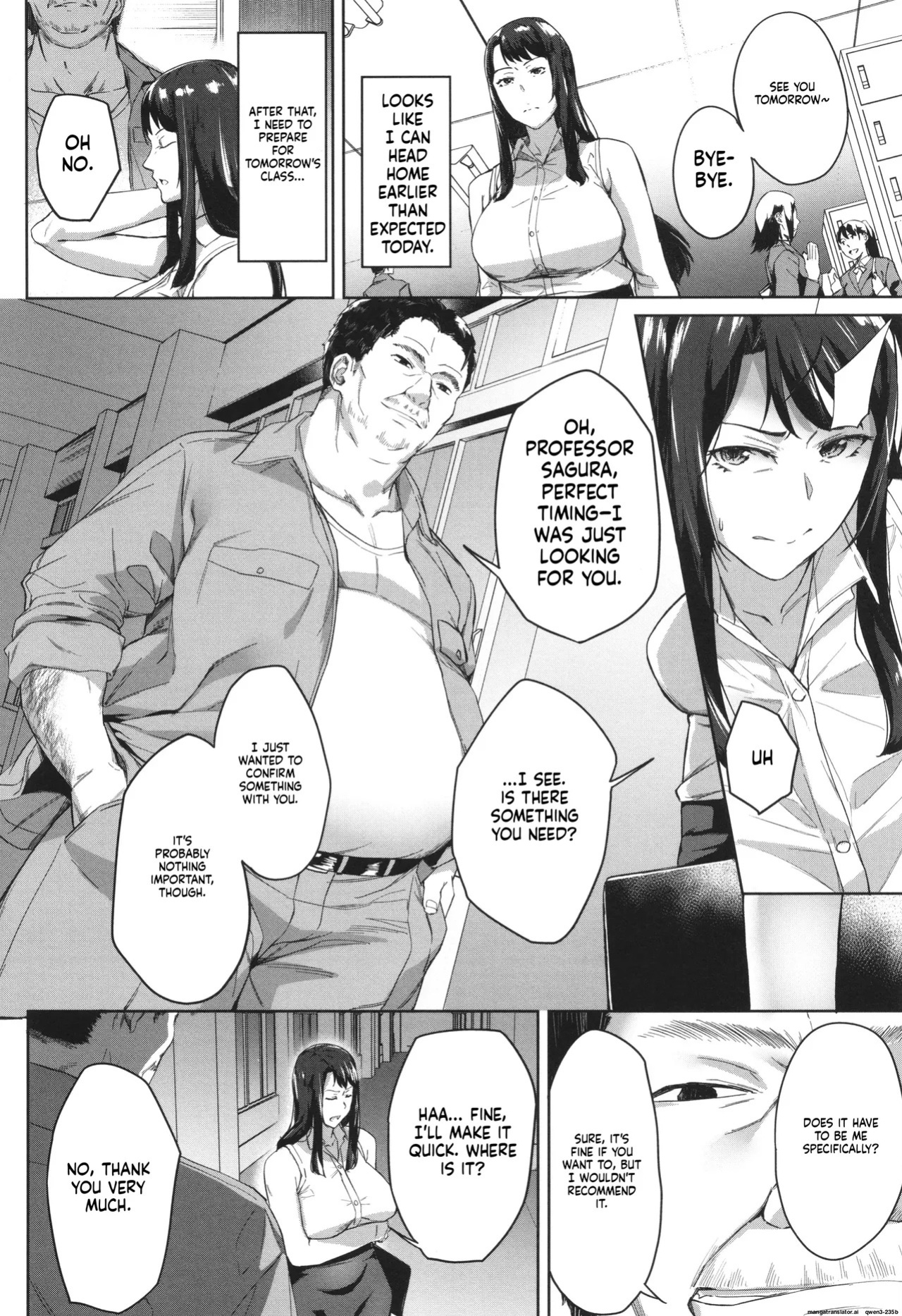 Otosareta Kyoushi File.Baka Chichi Kuso Kyoushi no Hame Douga 1 - 2 + after life (MTL)