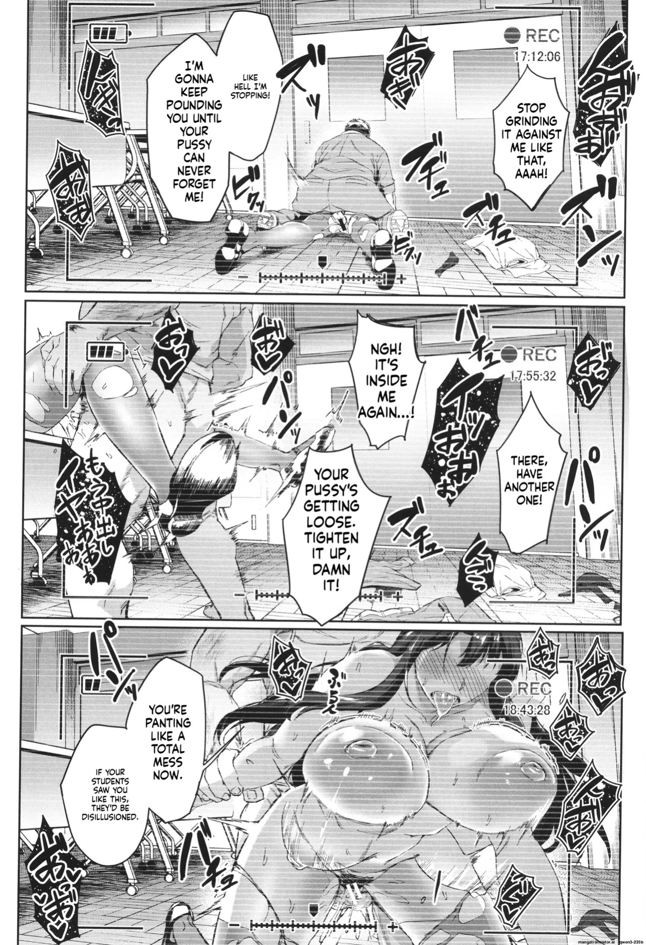 Otosareta Kyoushi File.Baka Chichi Kuso Kyoushi no Hame Douga 1 - 2 + after life (MTL)